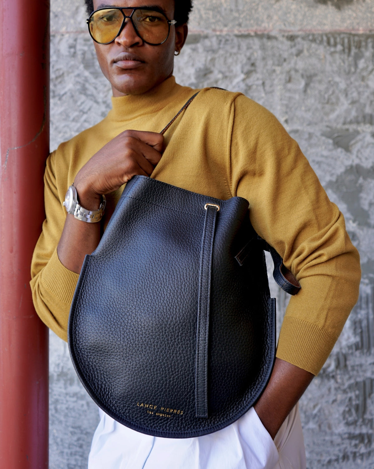Midigalloway 01 — Convertible Bellows Bag: Carbon