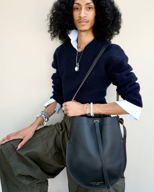 Midigalloway 01 — Convertible Bellows Bag: Carbon