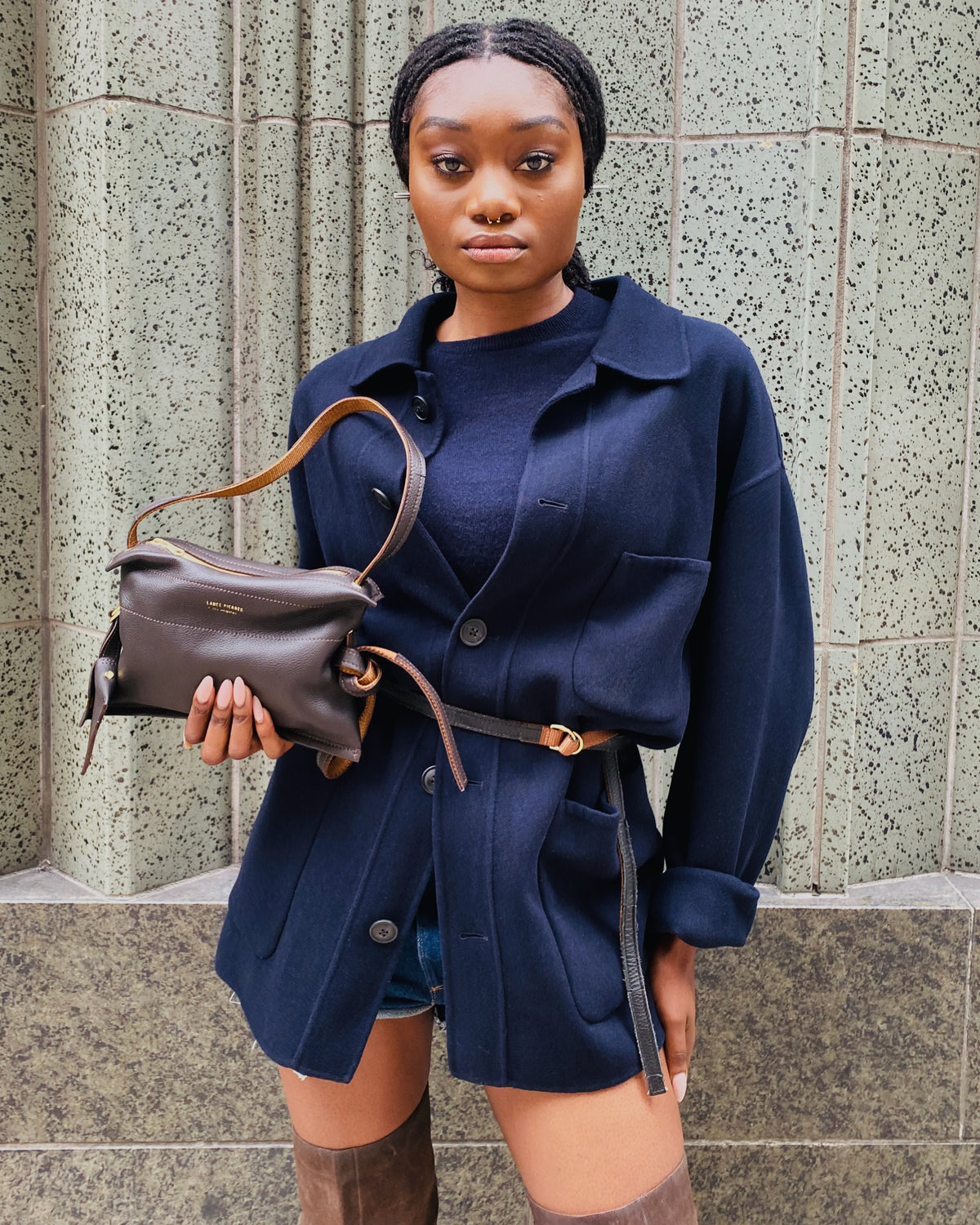 Minigilli 01 — Convertible Crossbody Pouch: Brew