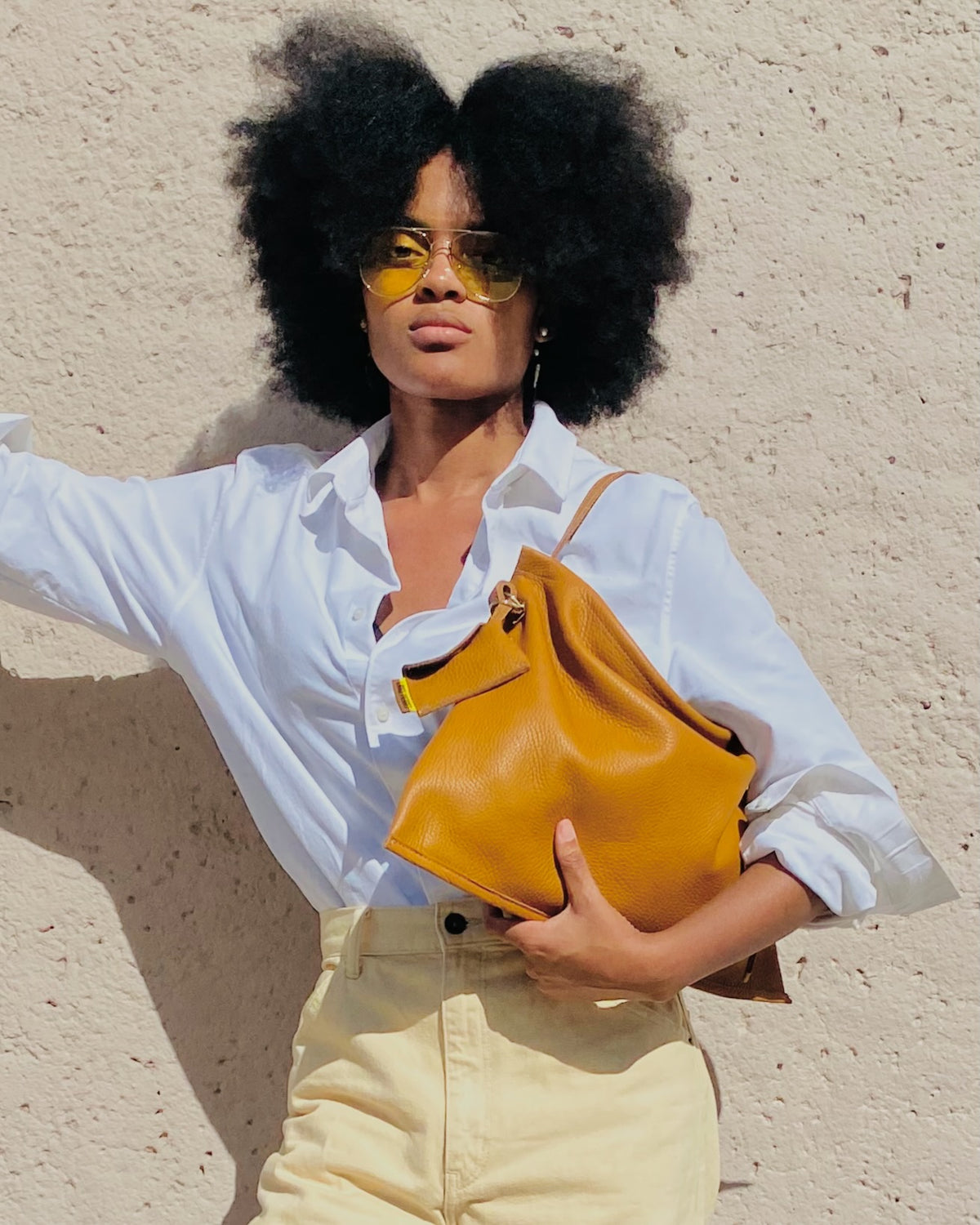 Gilli 01 — Convertible Crossbody Pouch: Pecannes