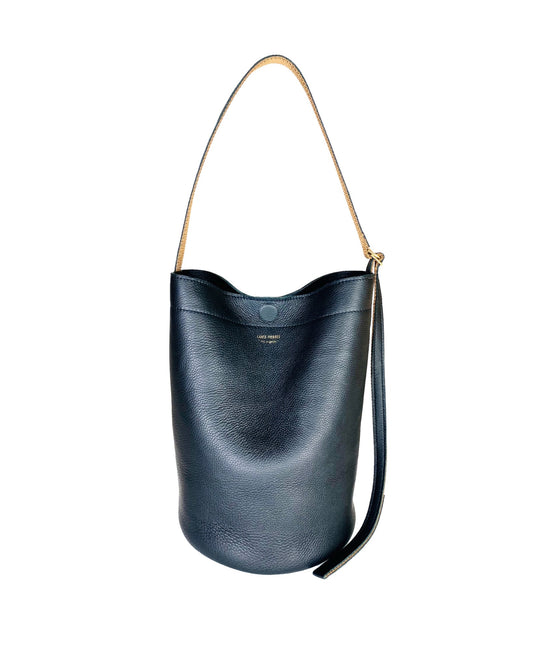 Bongo 01 — Convertible Crossbody Bucket Bag: Carbon
